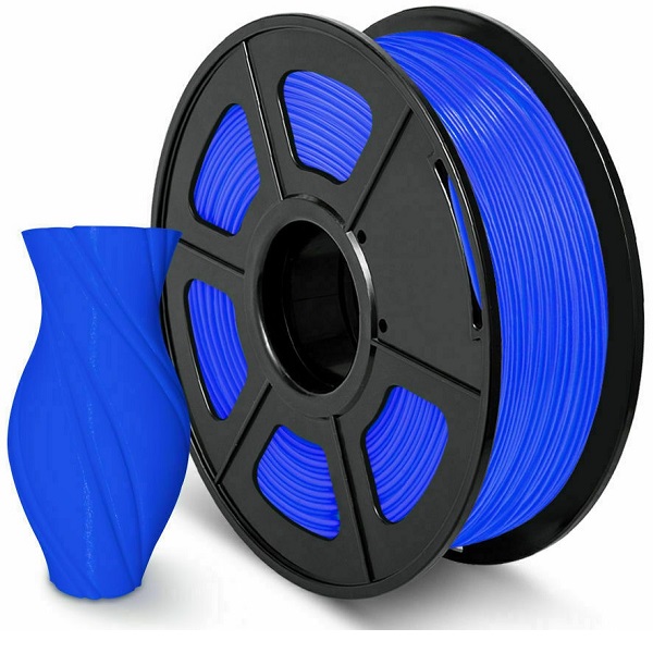 BLUE 3D PRINTER FILAMENT ABS PLA PETG PLA+ SILK 1.75MM 1KG 2.2LB SPOOL PRINTING